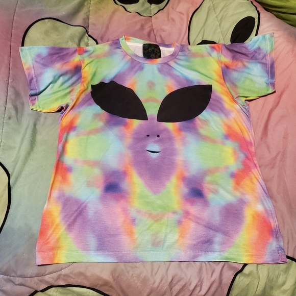 Omighty alien tye die shirt - Picture 1 of 8
